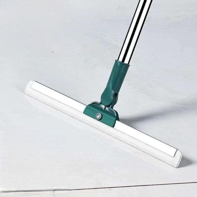 Aum Enterprise Multifunction Magic Broom, Silicone Floor Squeegee Broom with Long Handle Floor Wiper(Steel)