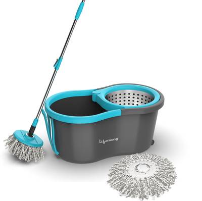 Lifelong LLMOP902 Steel Spin MOP with Trolley Mop Set
