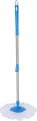 VAULT BHARAT NEW_Spin Mop Stick Rod Only, Floor Clean Stick with 1 refill | Extendable Handle Mop Set(Blue)