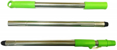 Scotch-Brite Jumper Spin Mop Handle – For single bucket jumper spin mop, with silver finish. Mop Set(Silver)