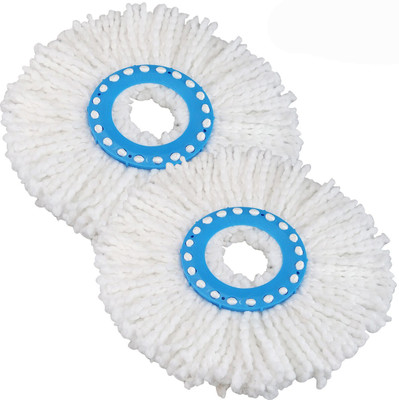 Primeway 360 Rotating Spin Mop Refill Mop Head(White)