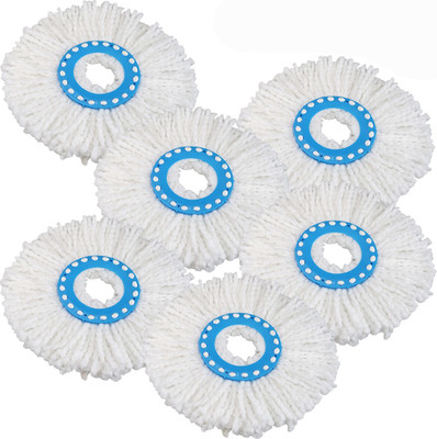 Primeway 360 Rotating Spin Mop Refill Mop Head(White)