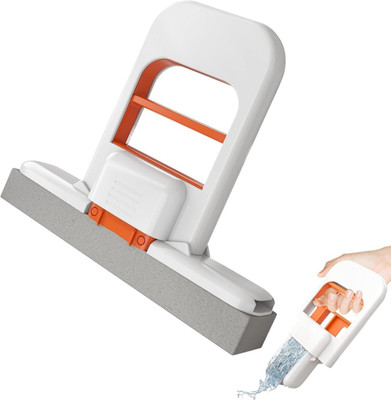 GHOGHARI ENTERPRISE MINI-SQZ-WHT-ORG Sponge Mop(Multicolor)
