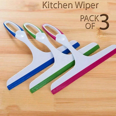 Ragini KITCHEN WIPER BEST QUALITY PLASTIC WITH (SET OF 3) PERMIUM PRODUCT HEAVY PLASTIC Kitchen Wiper(Multicolor)