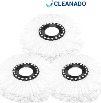CLEANADO CLEANADO Microfiber Cotton Set Of 3 Refill Refill(White 0 m)