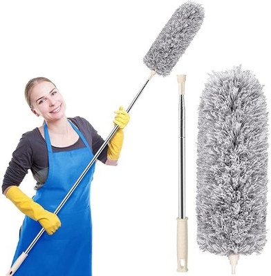 ashv Extendable Long Pole With high quality long stainless steel telescopic pole Dust Mop(Grey)