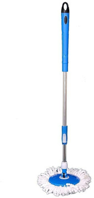 hrsstoree Universal Mop Stick | Stainless Steel Rod with Lock Mop Head and Rod(Multicolor 30 m)