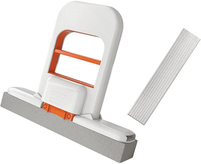 SADRUCHI Mini Foldable Mop | Self-Squeeze Desktop Mop for Small Spaces Sponge Mop Offers & Cashback