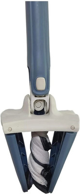 Nirviklpe 360 Degree Microfiber X shape mop Wet & Dry Mop(Multicolor)