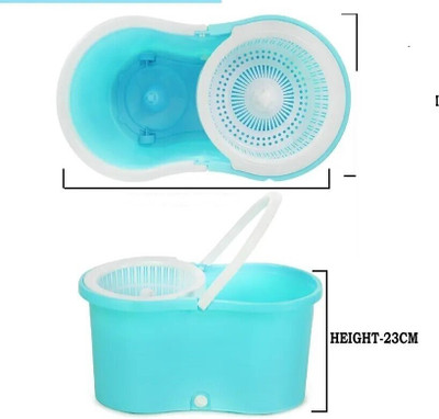 Shree Vaishno Enterprises Design 331 Mop Set(Blue, White 20 m)