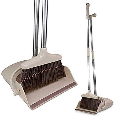 QUINZEE broom and dustpan01 Dust Mop(Maroon)