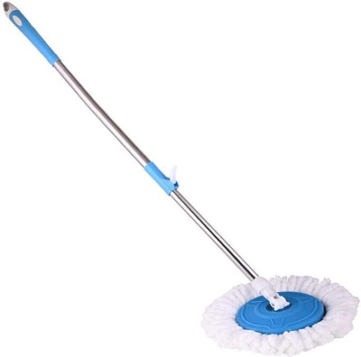 Regal Fits Mop Stick Replacement Rod | 360° Rotating Mop Handle | Durable & Extendable Mop Head and Rod(Blue)
