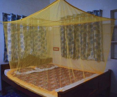 Mehon Craft Polyester Adults Washable MP MOS NEW TENTNew Mehontextile_11 Mosquito Net(Yellow, Tent)