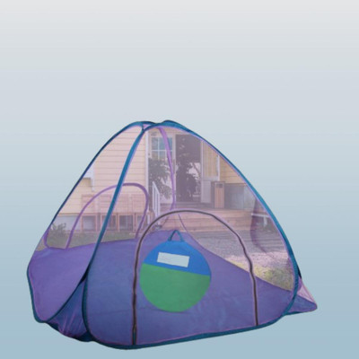 Rsmosquito Polyester Adults Washable Foldable_Purple net_A1 Mosquito Net(Purple, Bed Box)