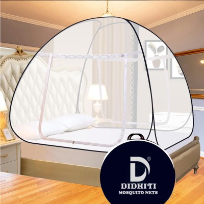 didhiti Polyester Adults Washable WHITE rectangle mosquito net tent baby mosquito net for 0-1year baby machharda Mosquito Net(White, swet, safed, Blue, Navy Blue, Tent)