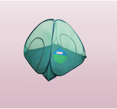 Rsmosquito Polyester Adults Washable Foldable mosquito Green net_A1 Mosquito Net(Green, Bed Box)
