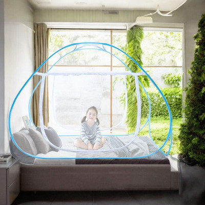 SoniE Polyester Adults Washable AE128&AF128 Mosquito Net(Blue, Tent)