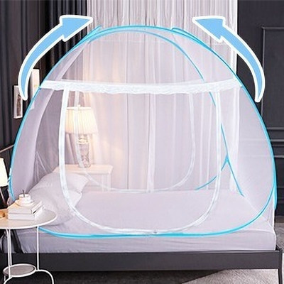 BELSODINE Polyester Adults Washable NEWMOSQUITO NETN238 H238 Mosquito Net(Blue, Tent)