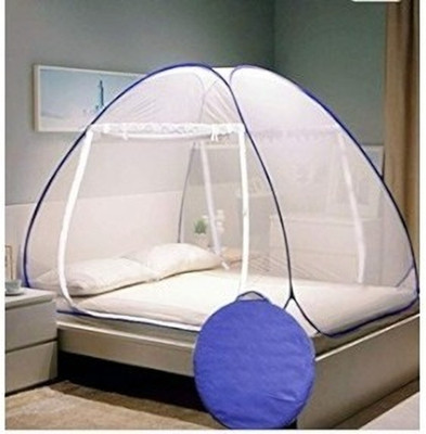 Yunik Polyester Adults Washable MOSQUITONETYU-07_17 Mosquito Net(White, Blue, Tent)