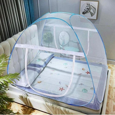 BELSODINE Nylon Adults Washable BELSODINENEWMOSQUITO NETN165 H165Mosquito H764 Mosquito Net(Blue, Tent)