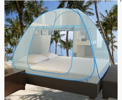 THENR Nylon Adults Washable NR_mosquito_SKYBLUE_553n Mosquito Net(SKY BLUE, Tent)