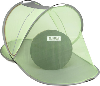 A.R. Emporium Polyester Adults Washable Folding Single Bed Mosquito Net Mosquito Net(Green, Bed Box)