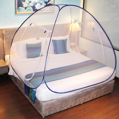 BELSODINE Polyester Adults Washable BELSODINENEWMOSQUITO NETN6 H6Mosquito H278 Mosquito Net(Blue, Tent)
