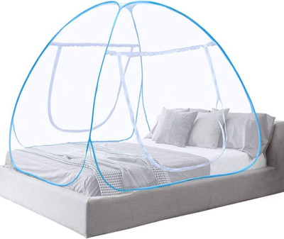 Yunik Polyester Adults Washable YU87QA_20 Mosquito Net(Light Blue, Tent)