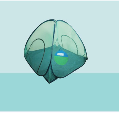 Rsmosquito Polyester Adults Washable Foldable mosquito Green net_A1 Mosquito Net(Green, Bed Box)