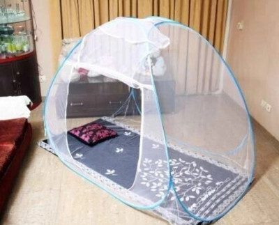 ALFEN Polyester Adults Washable Single Bed Mosquito Net Mosquito Net(Multicolor, Tent)
