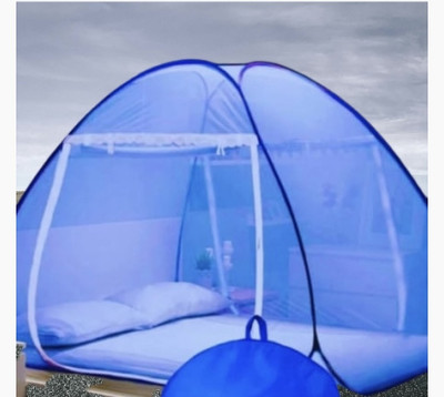 THEE NR Nylon Adults Washable NR_mosquito_blue_0014n Mosquito Net(Blue, Tent)