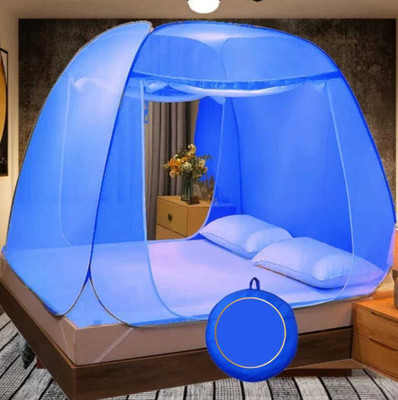 SoniE Polyester Adults Washable AE362&AF362 Mosquito Net(Navy Blue, Tent)