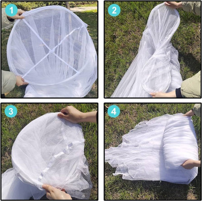 BELSODINE Polyester Adults Washable NEWMOSQUITO NETN199 H199 Mosquito Net(Blue, Tent)