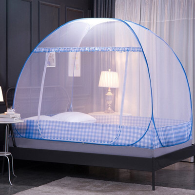 SoniE Polyester Adults Washable AE494&AF494 Mosquito Net(Blue, Tent)