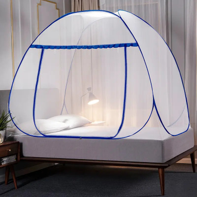 SIFRA Polyester Adults Washable Premium Blue_MS_239 Mosquito Net(ROYAL BLUE, Tent)