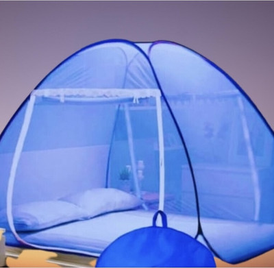 THENR Nylon Adults Washable NR_mosquito_blue_0030n Mosquito Net(Blue, Tent)