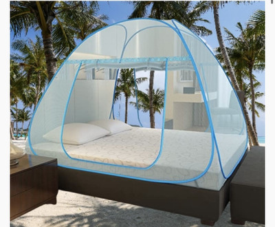 THEE NR Nylon Adults Washable NR_mosquito_SKYBLUE_553n Mosquito Net(SKY BLUE, Tent)