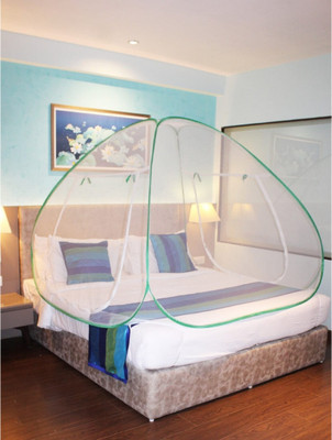 Fozii Enterprises Polyester Adults Washable FoziMN-1567AB Mosquito Net(White, Tent)