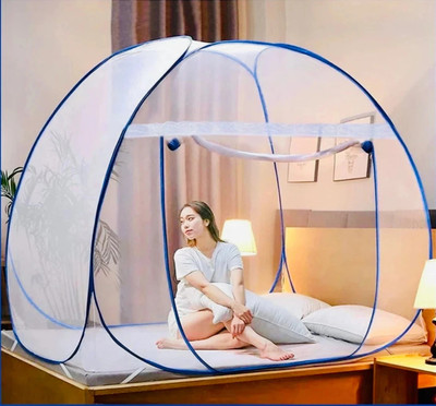 BELSODINE Polyester Adults Washable BELSODINENEWMOSQUITO NETN113 H113Mosquito H706 Mosquito Net(Blue, Tent)