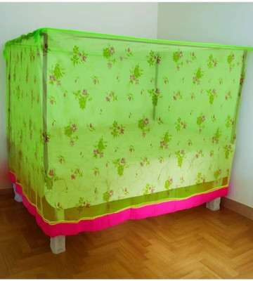 Ym textiles Fibre Adults Washable Chapa-6*7-mosquito net Mosquito Net(Lite green, Bed Box)