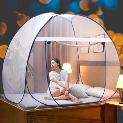THEE NR Polyester Adults Washable nr_mosquito_net57005n Mosquito Net(royal blue, Tent)