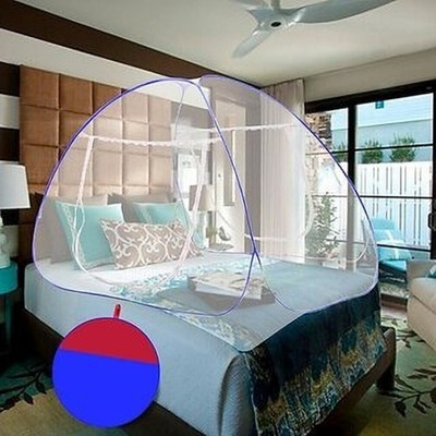 Yunik Polyester Adults Washable MOONLIGHT55OP_11 Mosquito Net(White, Blue, Tent)