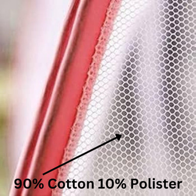 BELSODINE Polyester Adults Washable BELSODINENEWMOSQUITO NETN4 H4Mosquito H213 Mosquito Net(White, Pink, Tent)