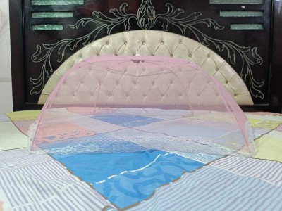 CHIKU CHERRY HDPE - High Density Poly Ethylene Infants Washable G-BABY-MOS-2 Mosquito Net(Pink, Tent)