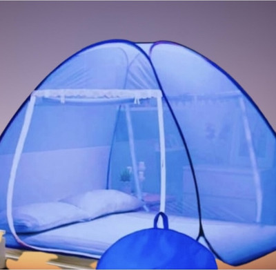 THEE NR Nylon Adults Washable NR_mosquito_blue_0030n Mosquito Net(Blue, Tent)