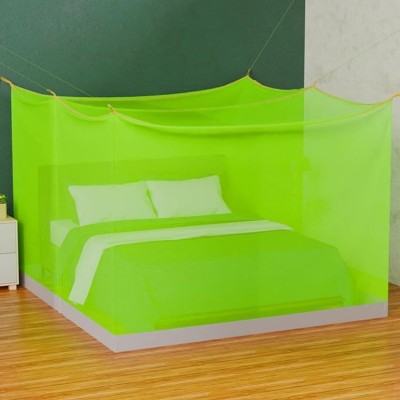 SRM Polyester Adults Washable MODERN GREEN_10 Mosquito Net(Green, Tent)