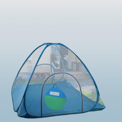 Rsmosquito Polyester Adults Washable Foldable_Blue net_A1 Mosquito Net(Blue, Bed Box)