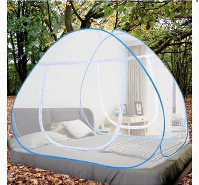 THENR Nylon Adults Washable NR_mosquito_sky_023n Mosquito Net(sky blue, Tent)