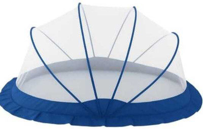 ERSAD ENTERPRISE Designed for infants 0–24 months. Polyester Washable Infants Mosquito Net(white net and blue base, Tent)