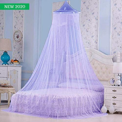 BAPASITARAM Polyester Adults Washable BAPA-ZB022_DR_PL_040 Mosquito Net(Purple, Bed Box)